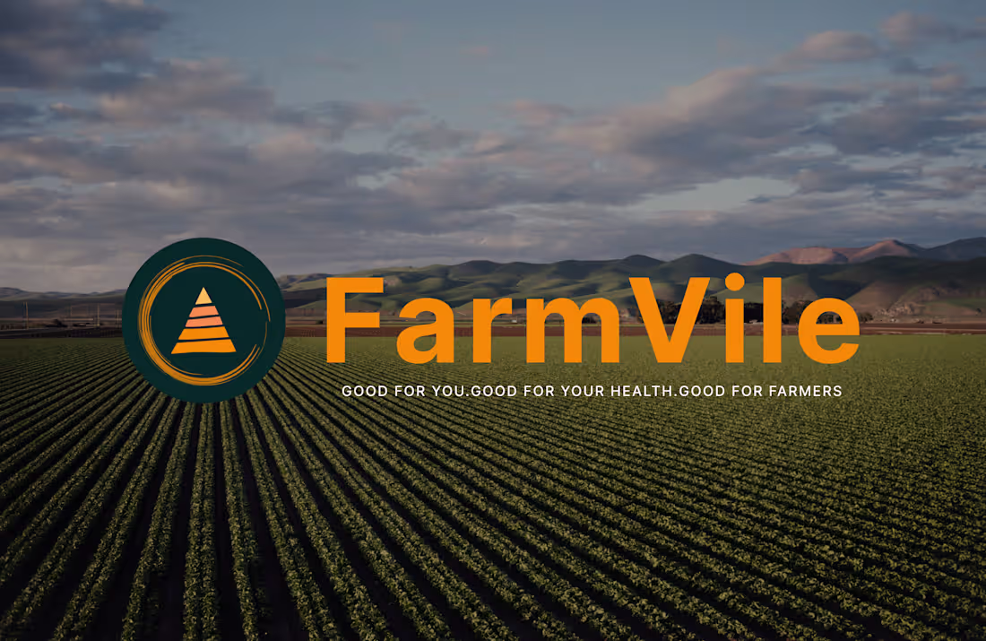 Cover image for FarmVile - A Landing Page Design
