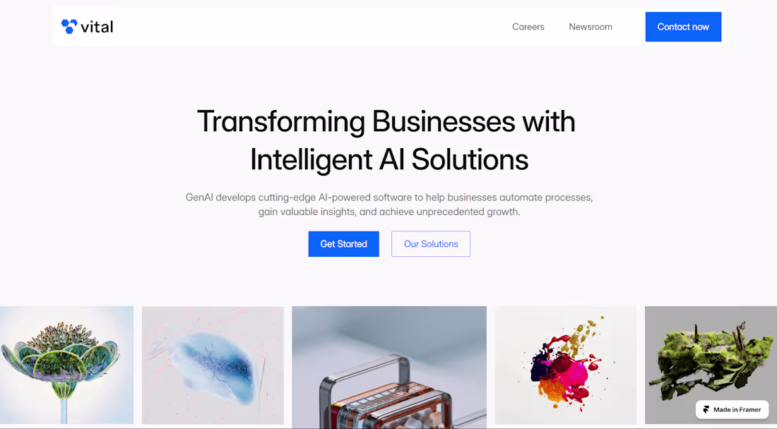 Cover image for Gen AI | Framer template