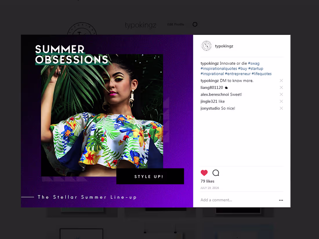 Cover image for Fashion/Clothing Social Media Marketing