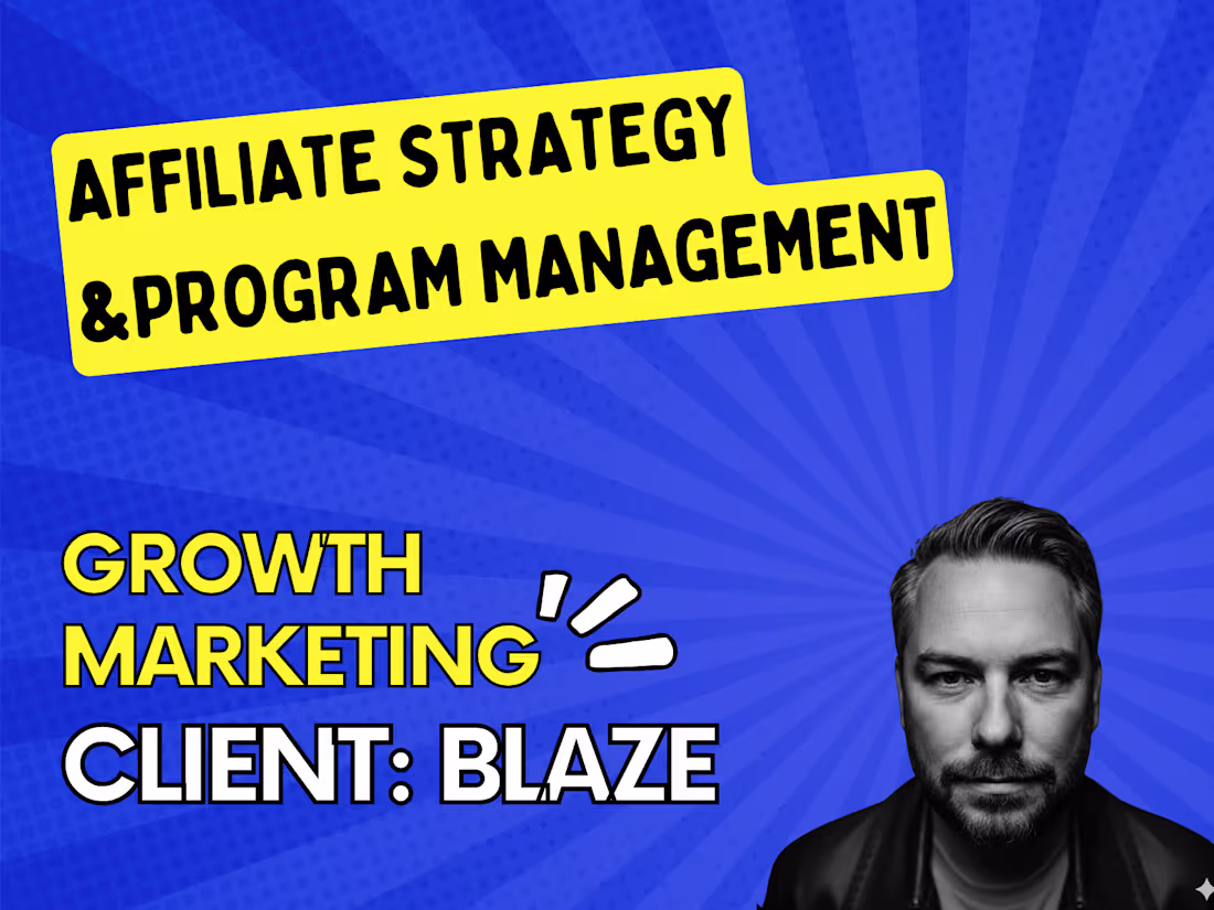 Cover image for Scale & Dual-Platform Affiliate Program for Blaze.ai