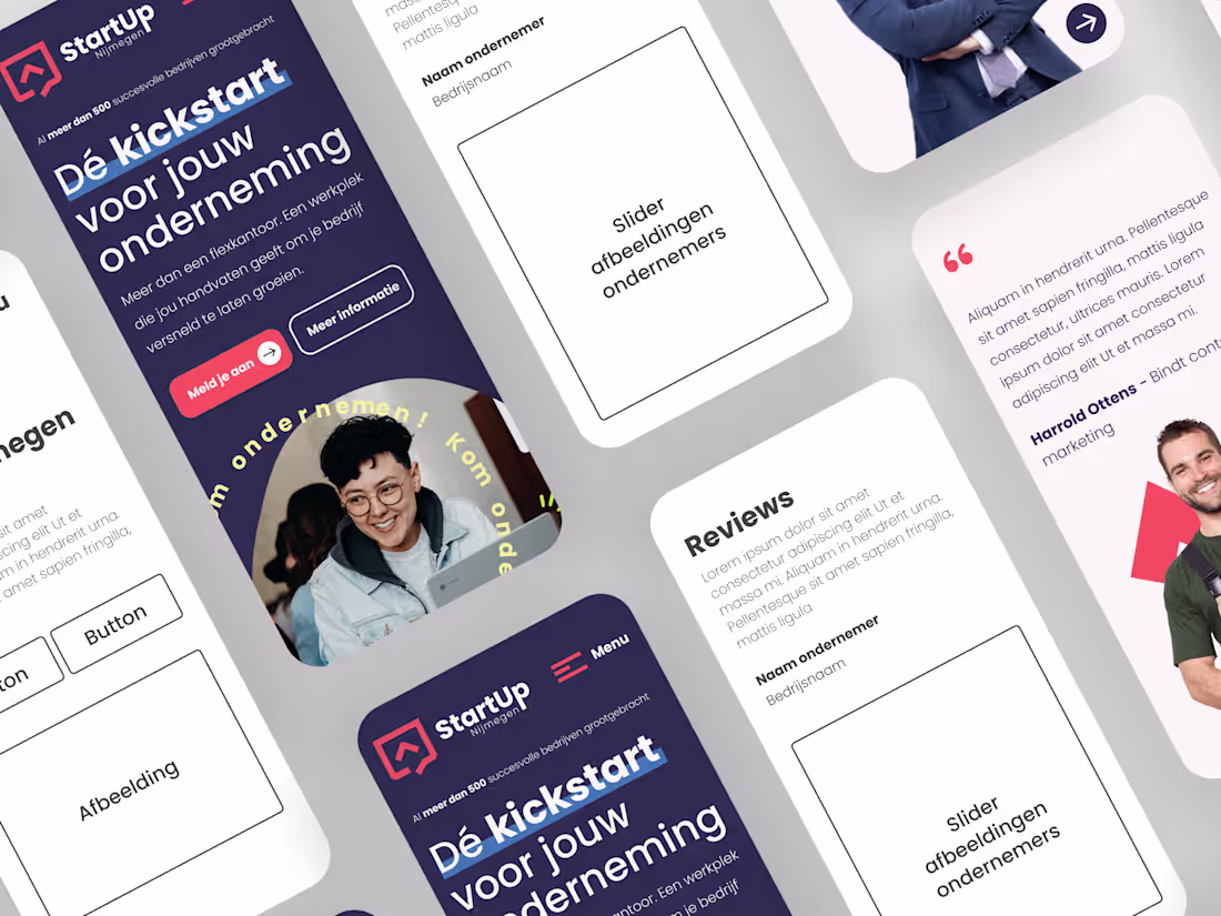Cover image for Branding and webdesign for StartUp Nijmegen