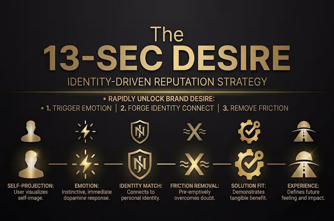 Cover image for ➡️THE 13-SECOND DESIRE FRAMEWORK™
➡️A Proprietary