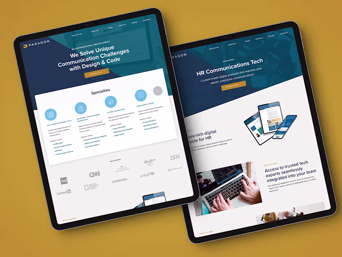 Cover image for Paragon Website Redesign & Digital Marketing