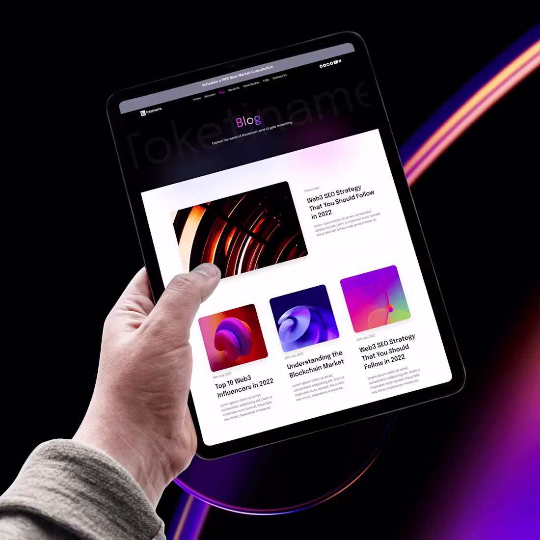 Cover image for Toketiname - UI/UX Design