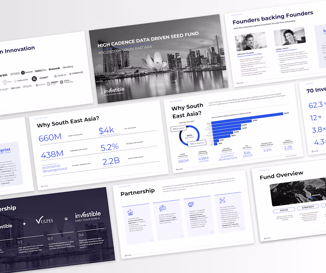Cover image for Early Stage Fund ll Ptich Presentation