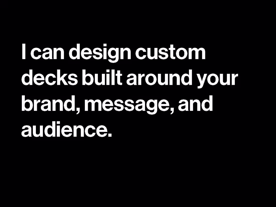 Cover image for Custom Deck Design