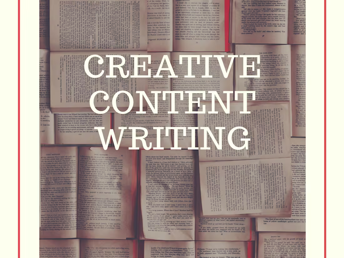 Cover image for CREATIVE CONTENT WRITER