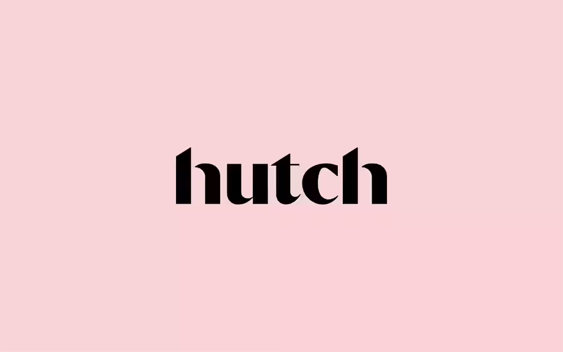 Cover image for Hutch Interior Design App Logotype Wordmark Re-Design