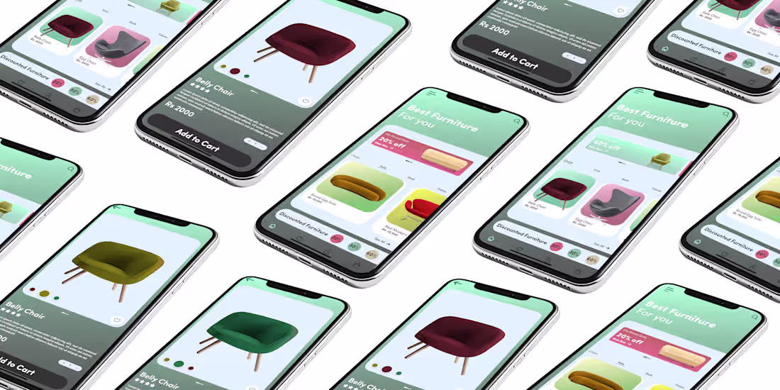 Cover image for furniture UI App Design