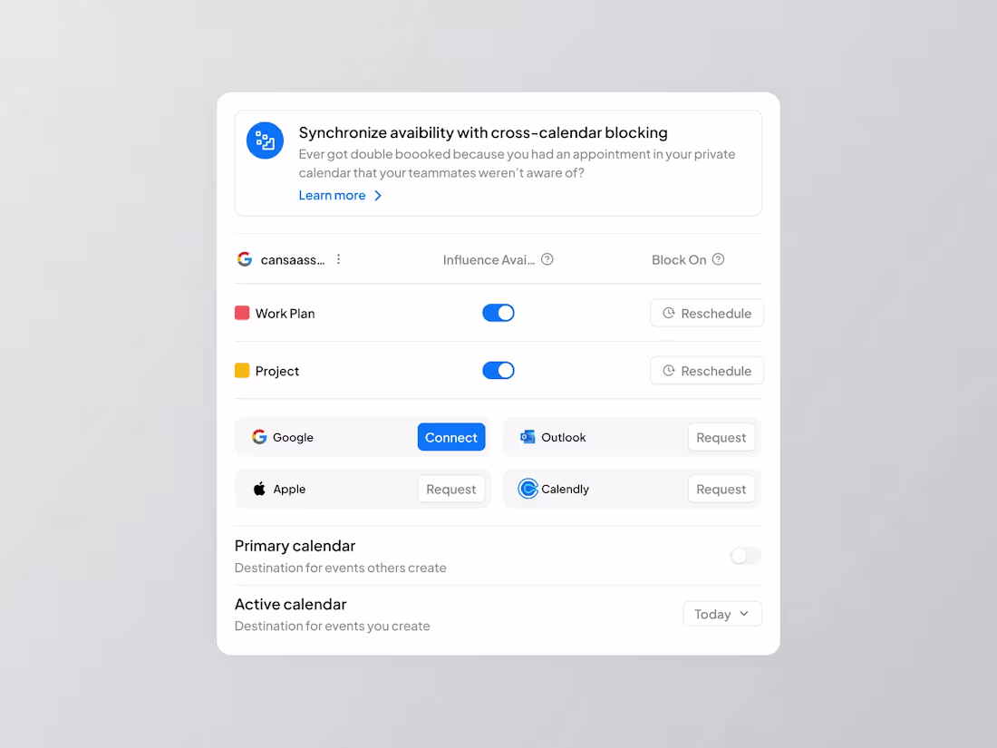 Cover image for Calendar Booking | Design Component