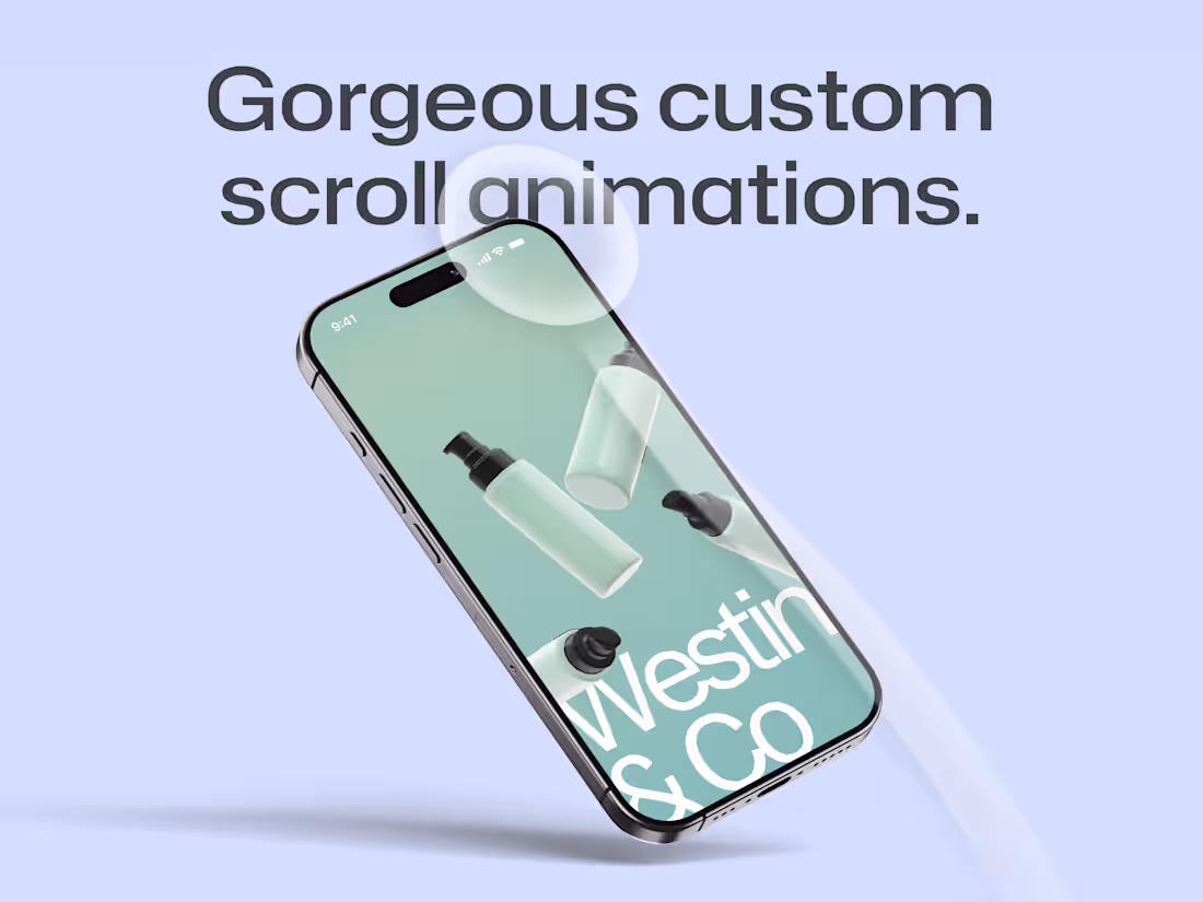 Cover image for Stunning Animated Landing Page - SEO Optimized