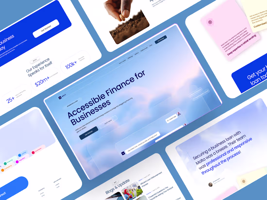 Cover image for Intuitive Loan Application Design for Molta