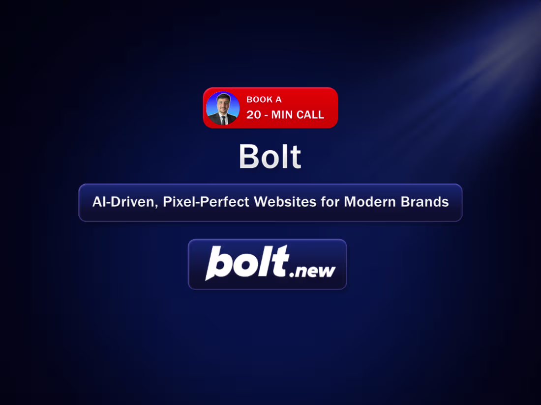Cover image for AI-Driven, Pixel-Perfect Websites for Modern Brands