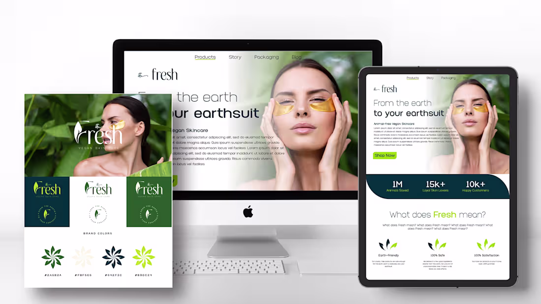 Cover image for Visual Identity and Website Design