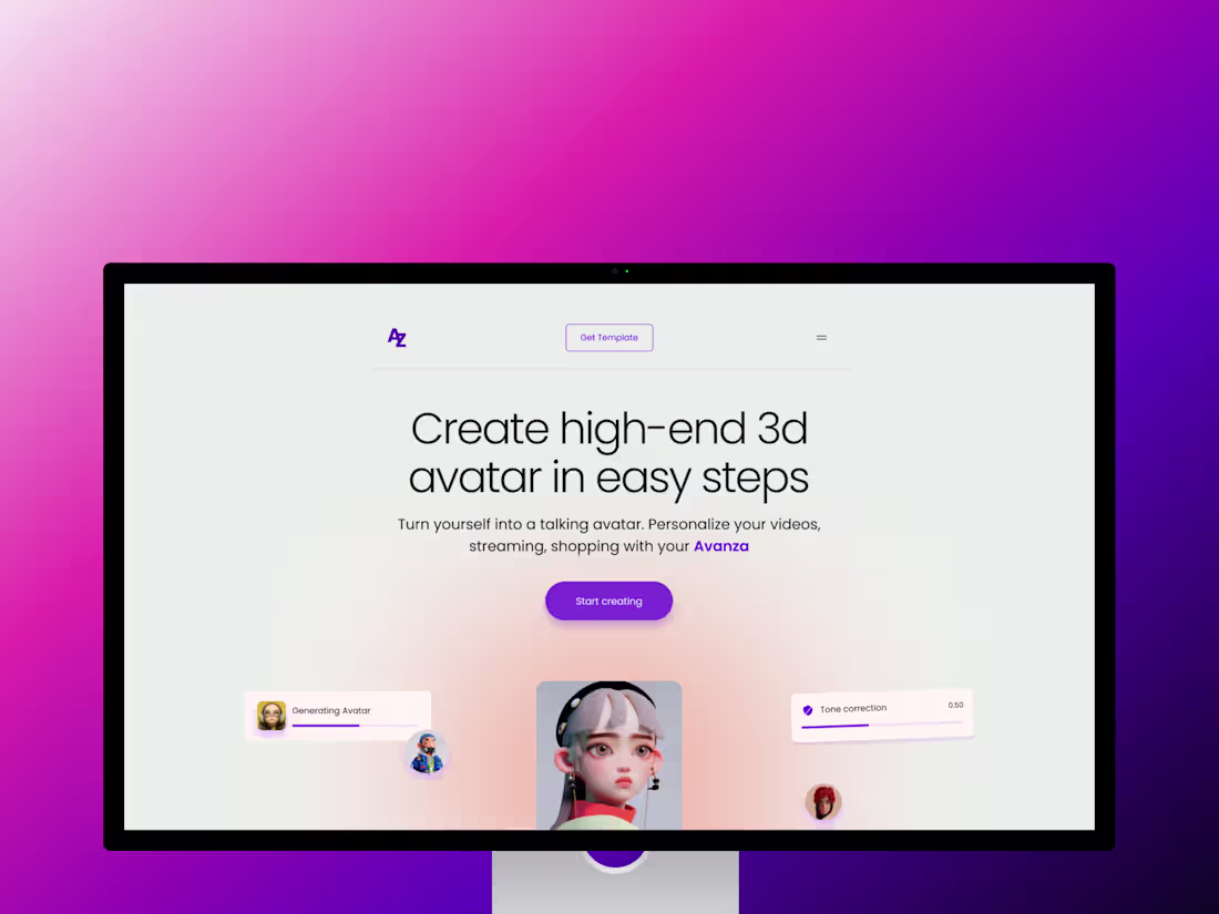 Cover image for Avanza - AI SaaS Website