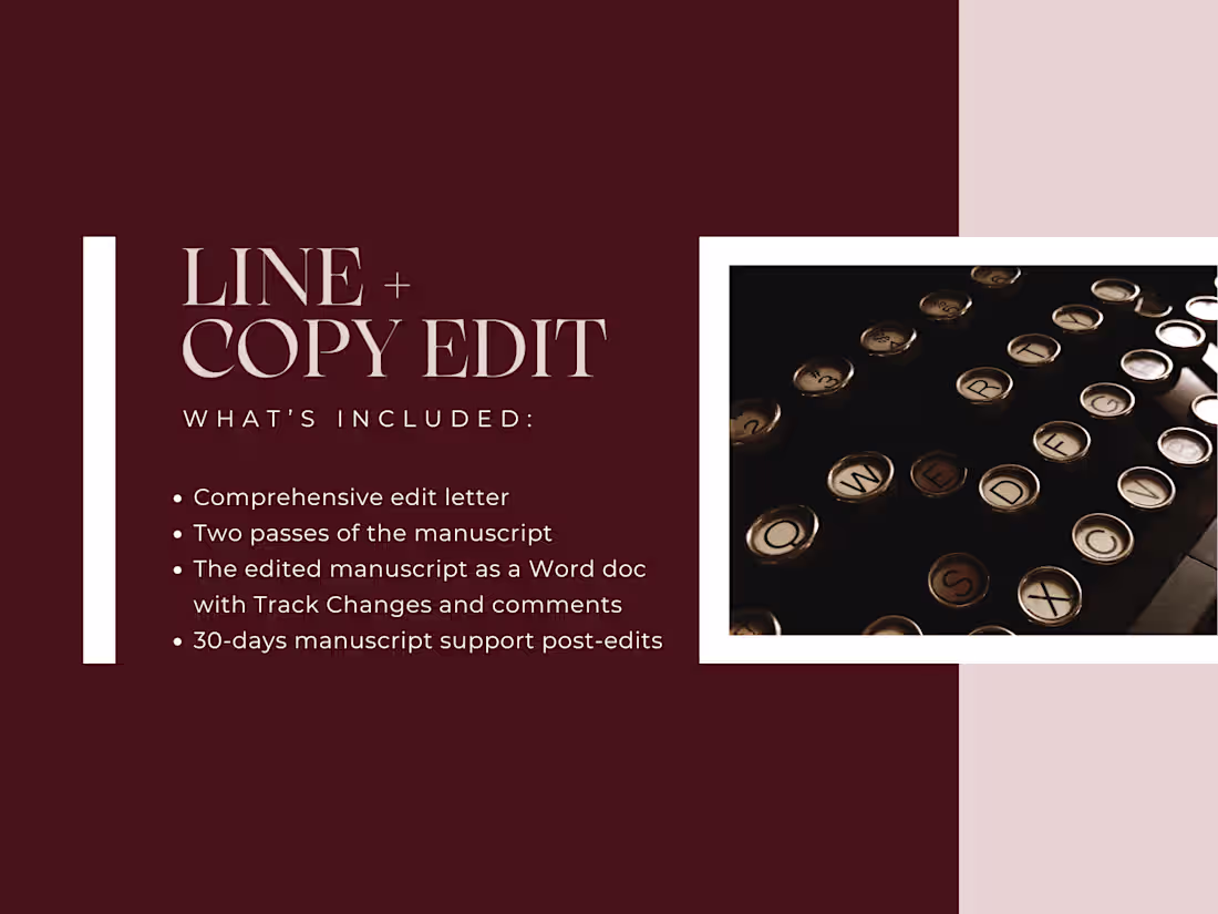 Cover image for Line + Copy Edit