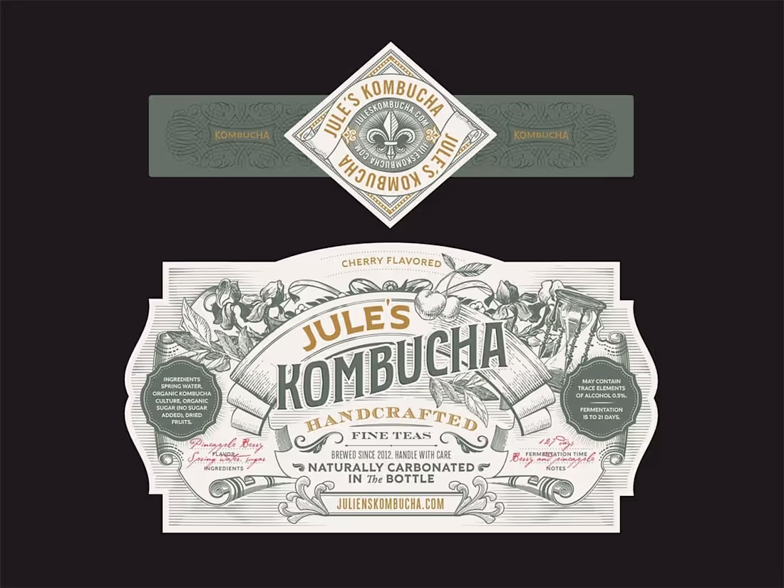 Cover image for Jules's Kombucha Sticker