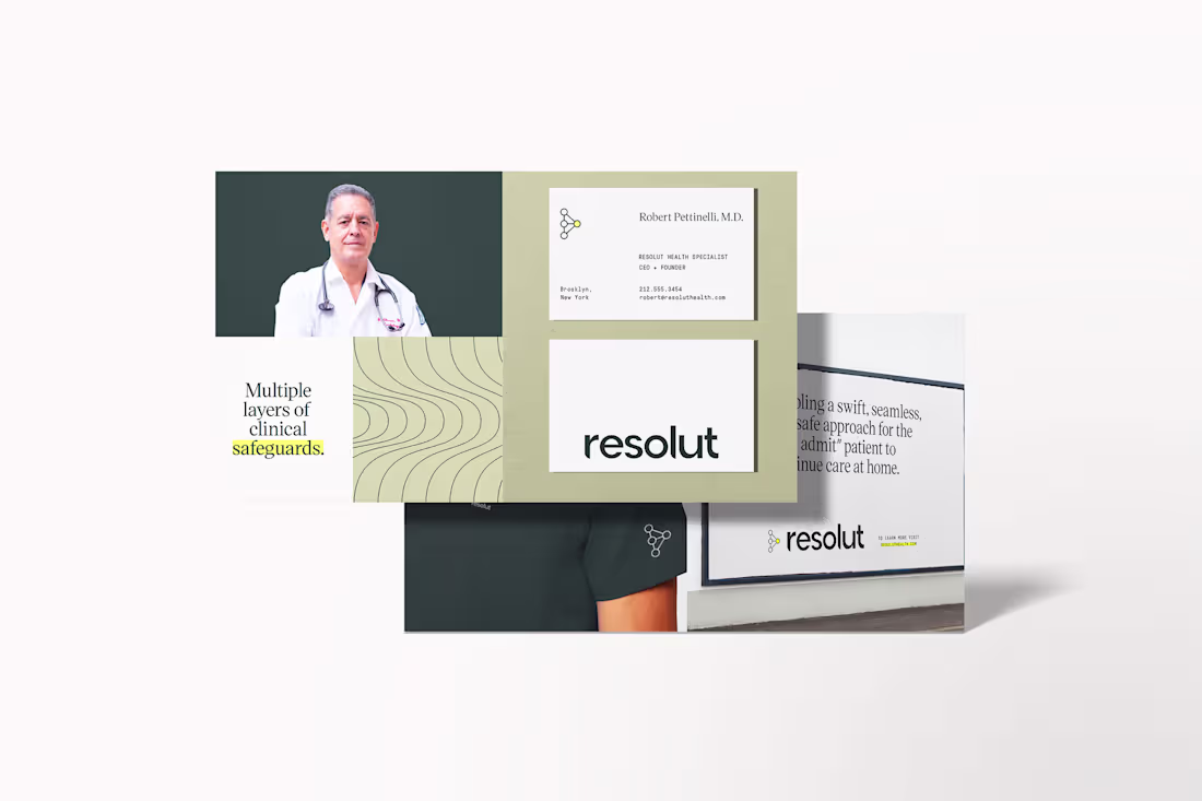 Cover image for Resolut | Healthcare Tech Brand Identity
