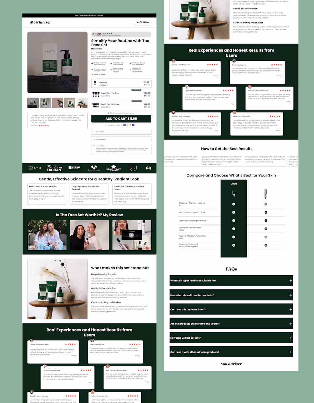 Cover image for Completed a professional, conversion focused product page fo...