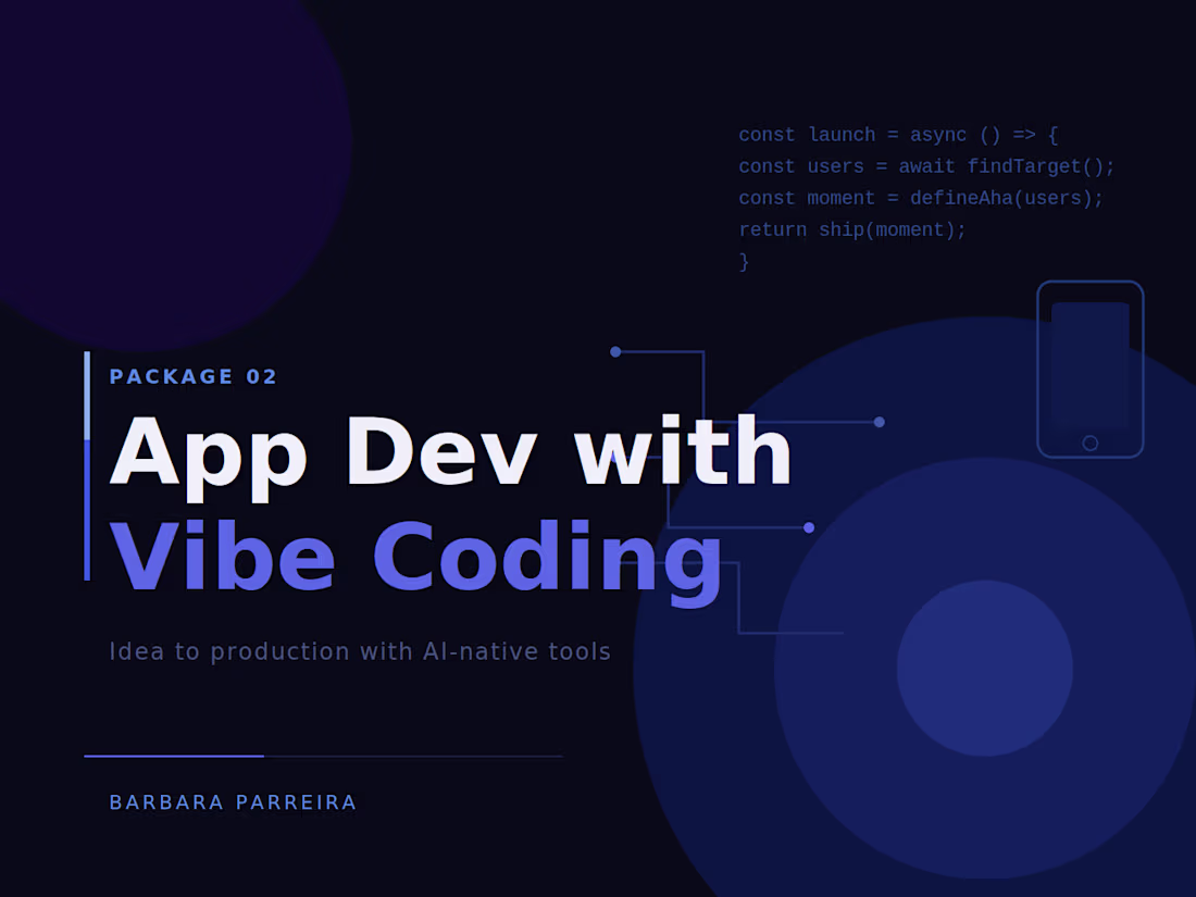 Cover image for Mobile and web app development with vibe coding tools