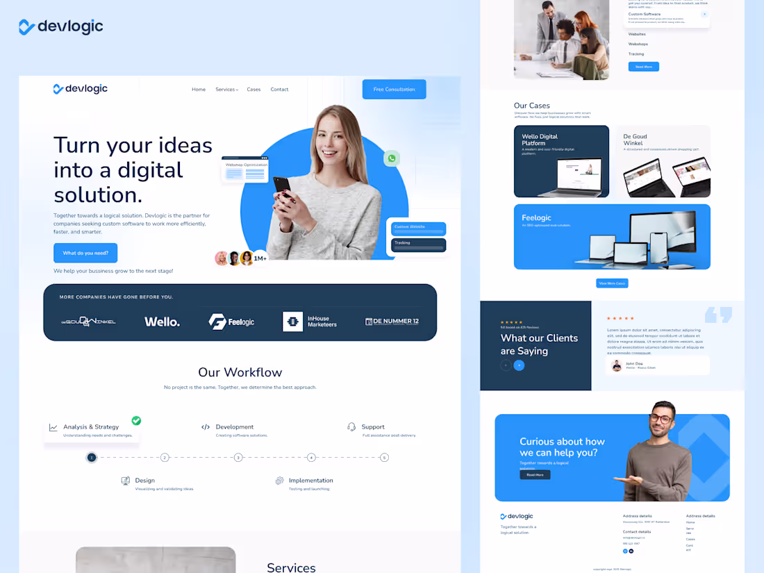 Cover image for devlogic-Smart software