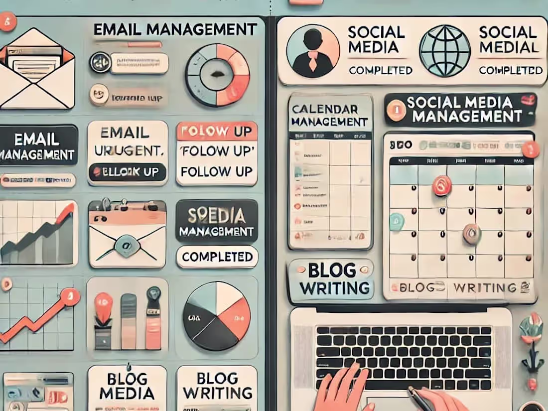 Cover image for Virtual Assistance And Writing Services For Entrepreneurs 