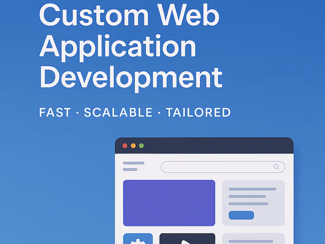 Cover image for Custom Web Application Development