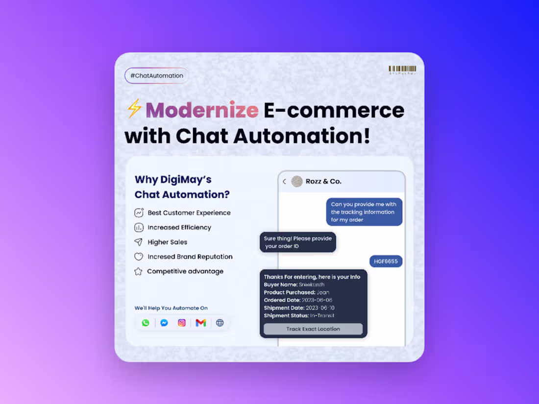 Cover image for Chat Automation | Social Media Post - Design