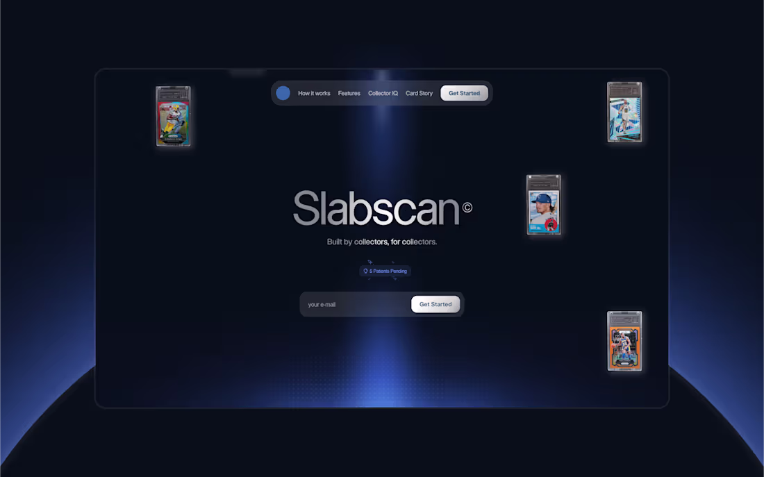 Cover image for Framer Landing Page for Trading Card Startup Slabscan