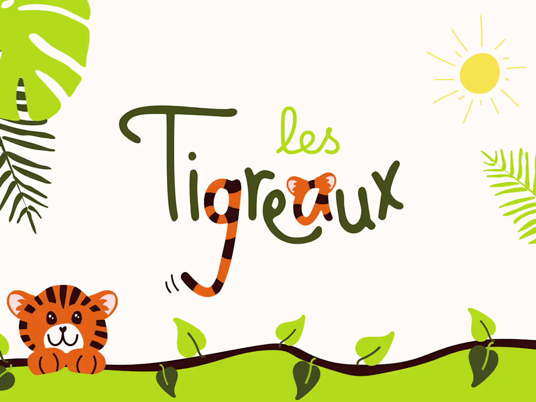 Cover image for Les Tigreaux: a kindergarten brand
