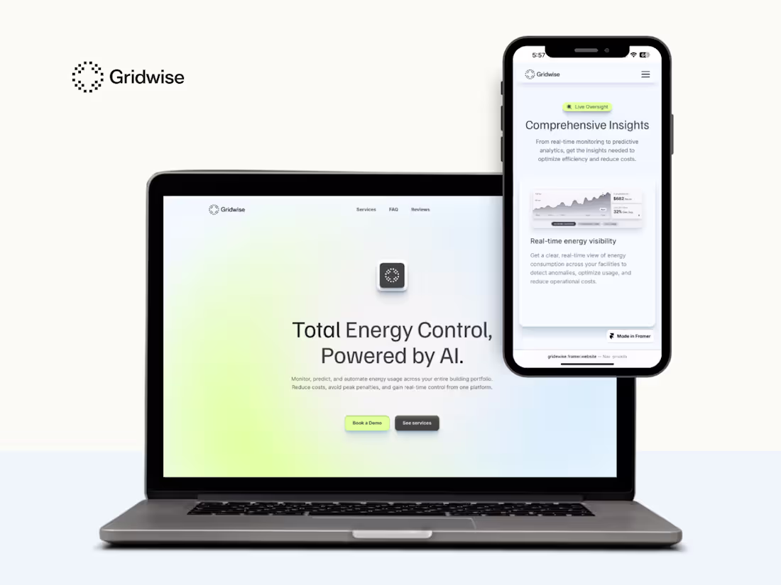 Cover image for PROJECT OVERVIEW
GridWise required a brand