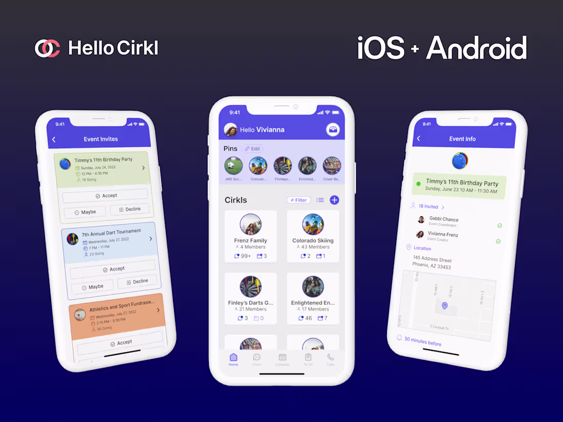 Cover image for UX/UI Design For Hello Cirkl 2.0 Mobile App