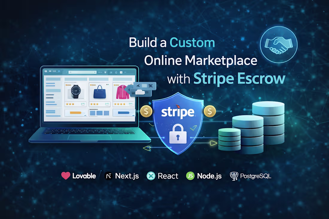 Cover image for Build a custom online marketplace with Stripe escrow