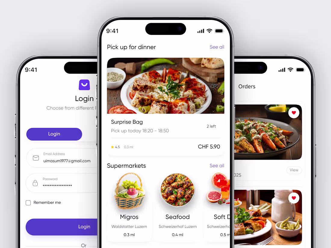 Cover image for Here is my Grocery Mobile App UI | Clean & Fresh Food Delive...