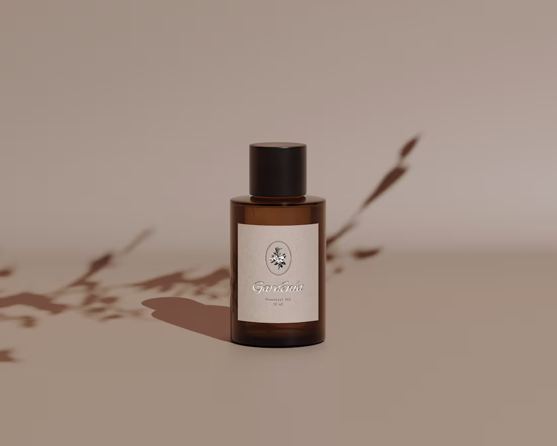 Cover image for Gardenia • Essential Oils • Brand Design