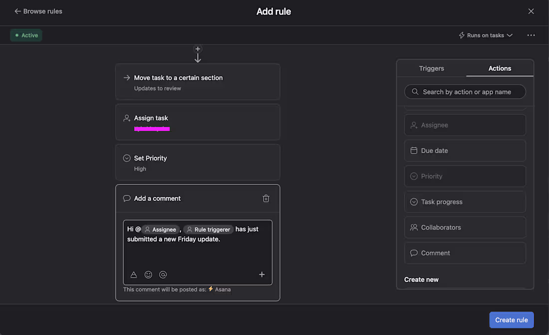 Cover image for Asana automation (rules)