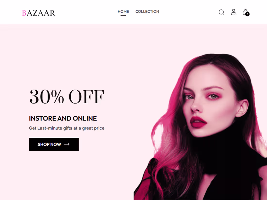 Cover image for Bazaar E-Commerce Fashion Store