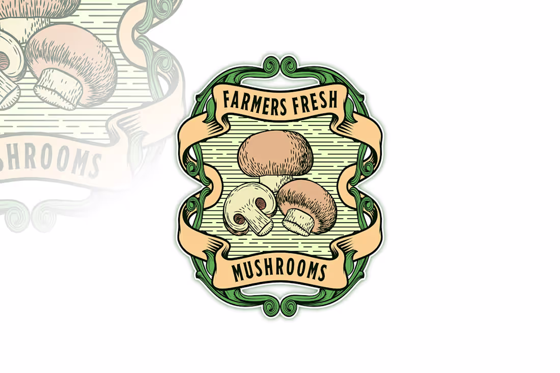 Cover image for Farmers Fresh Mushrooms Logo Proposal :: Behance