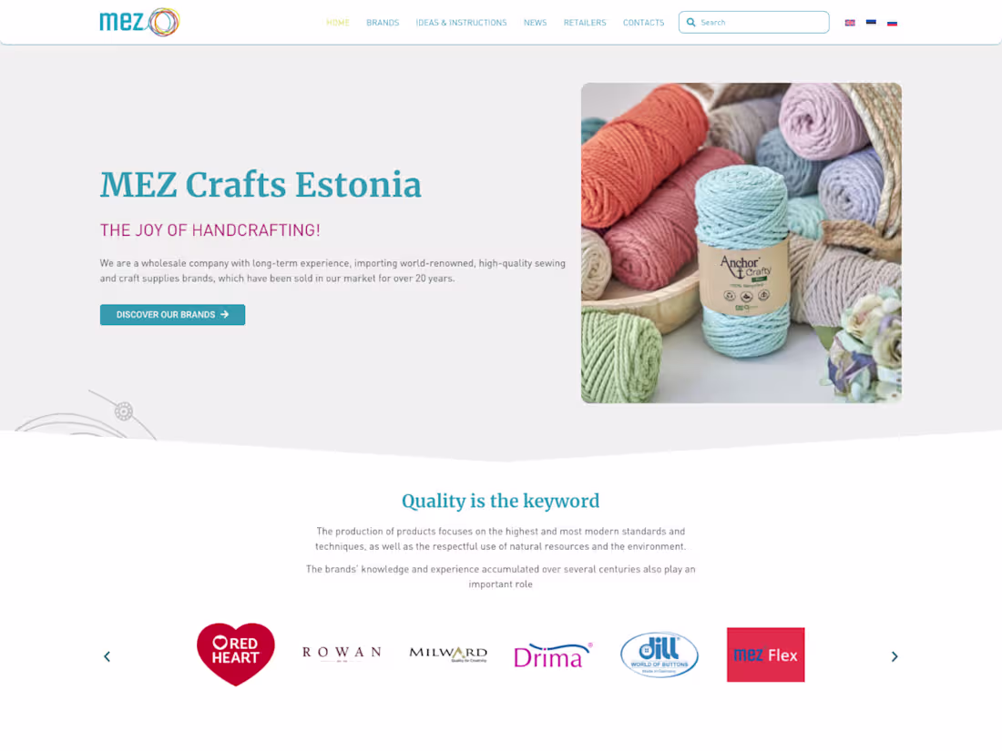 Cover image for MezCrafts website redesign with Elementor / Wordpress