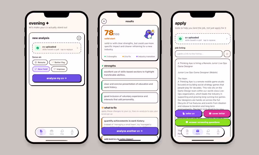 Cover image for Waddle: CV & Interview Coach