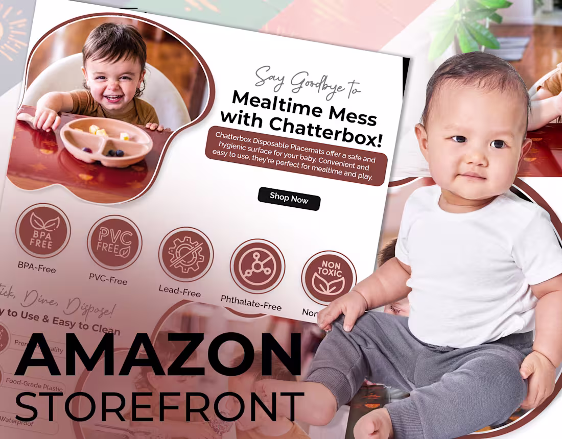 Cover image for Amazon Storefront - Placemats For Kids