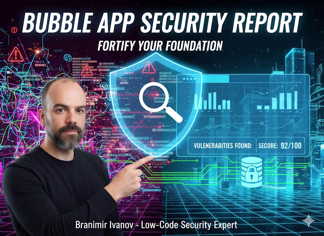 Cover image for Bubble app security audit
