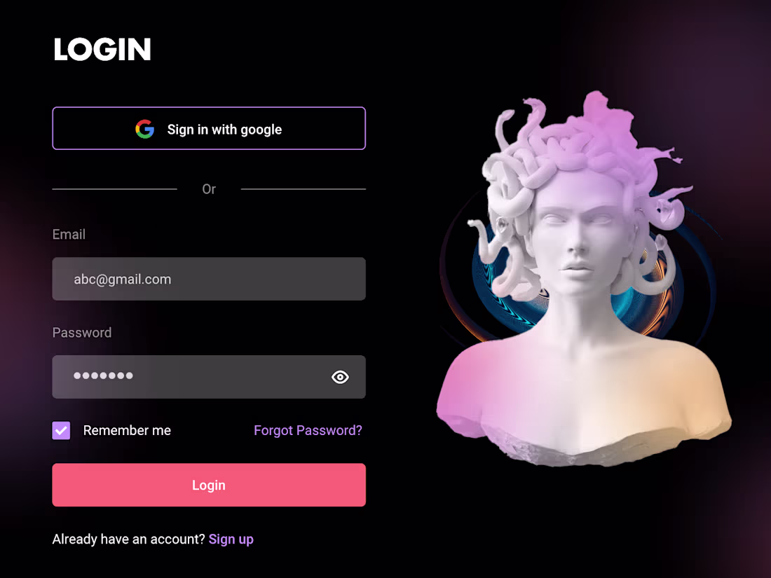 Cover image for 3D Login Screen