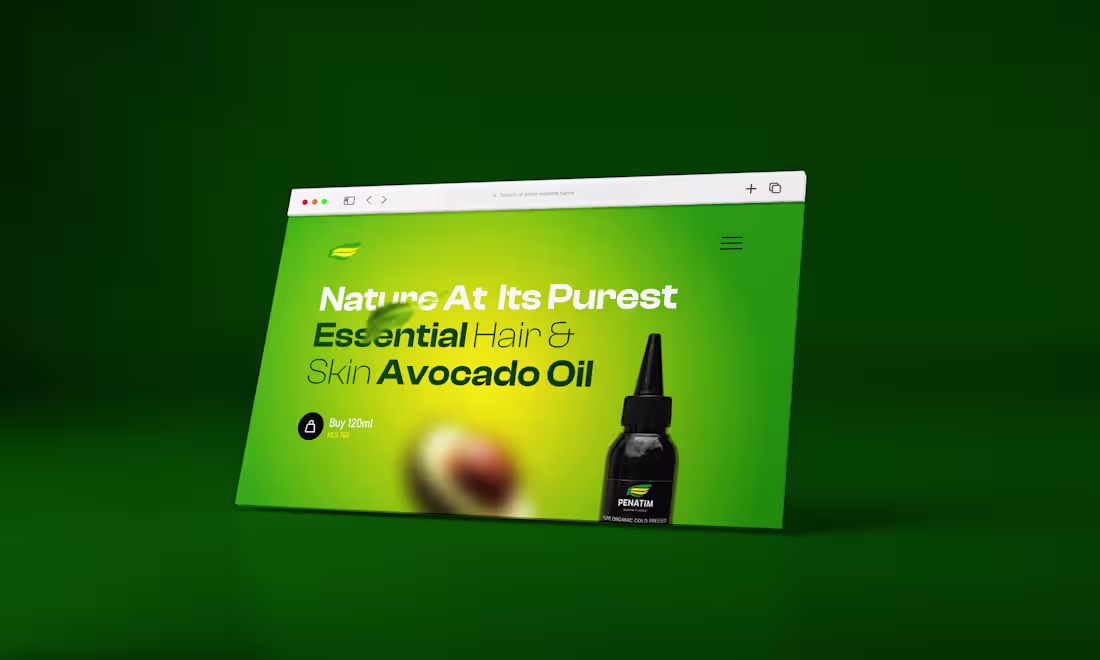 Cover image for E-Commerce Framer Landing Page for Penatim 