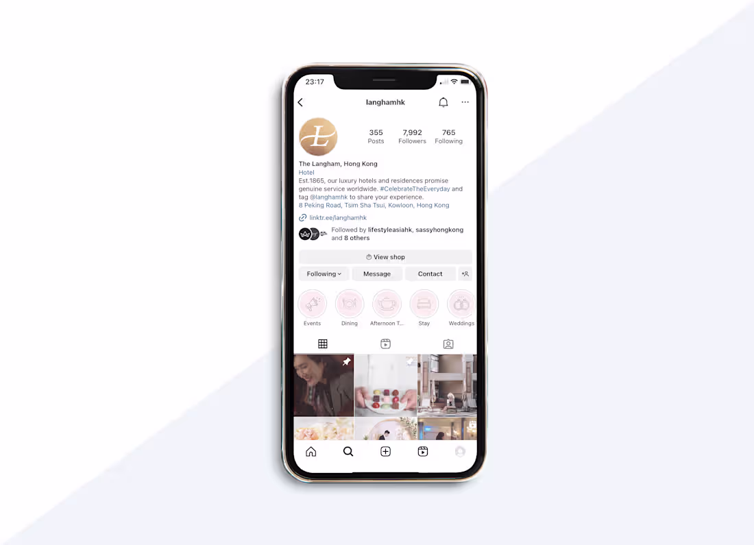 Cover image for Influencer marketing & Social Media Management | The Langham HK