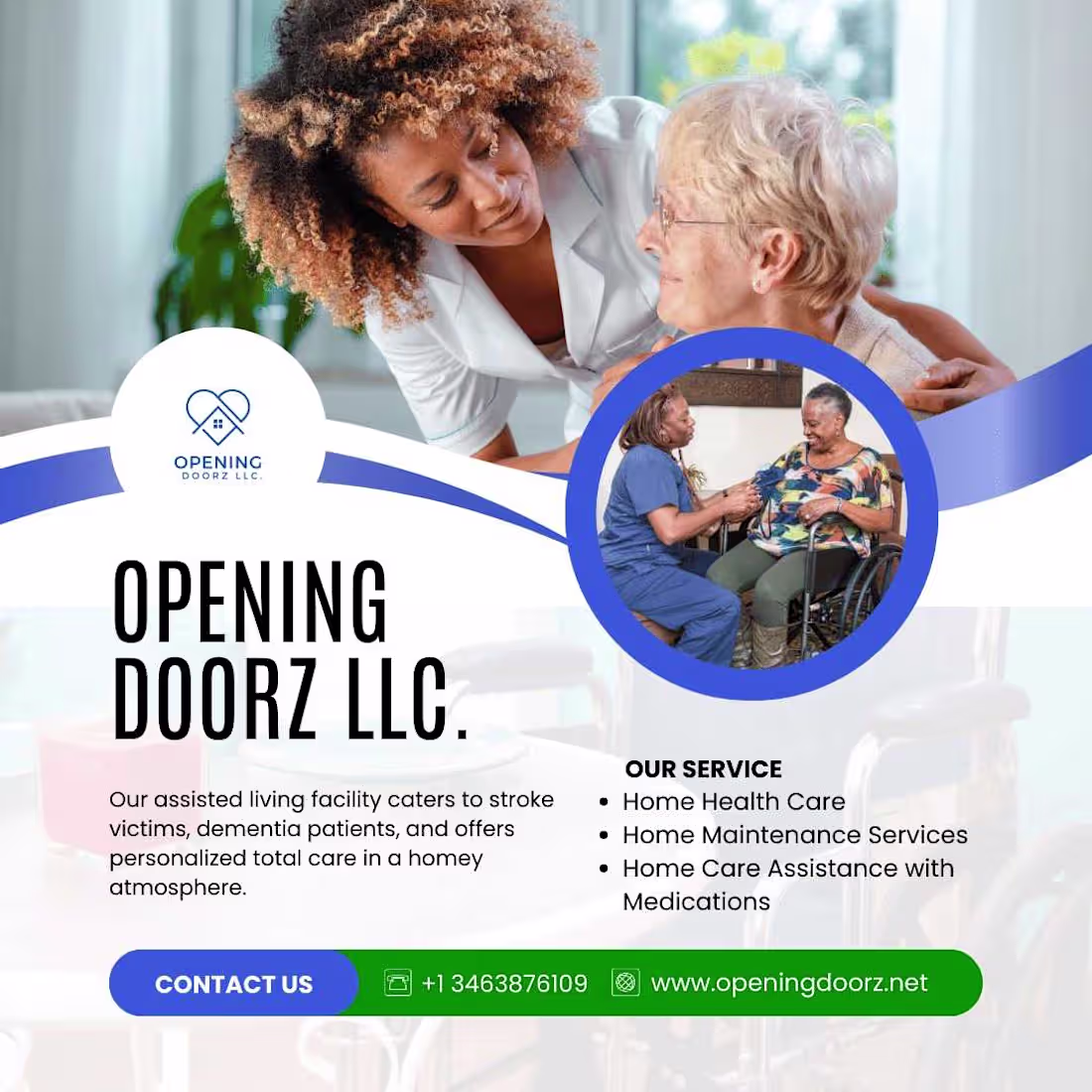 Cover image for Flyer Design For Opening Doorz LLC.