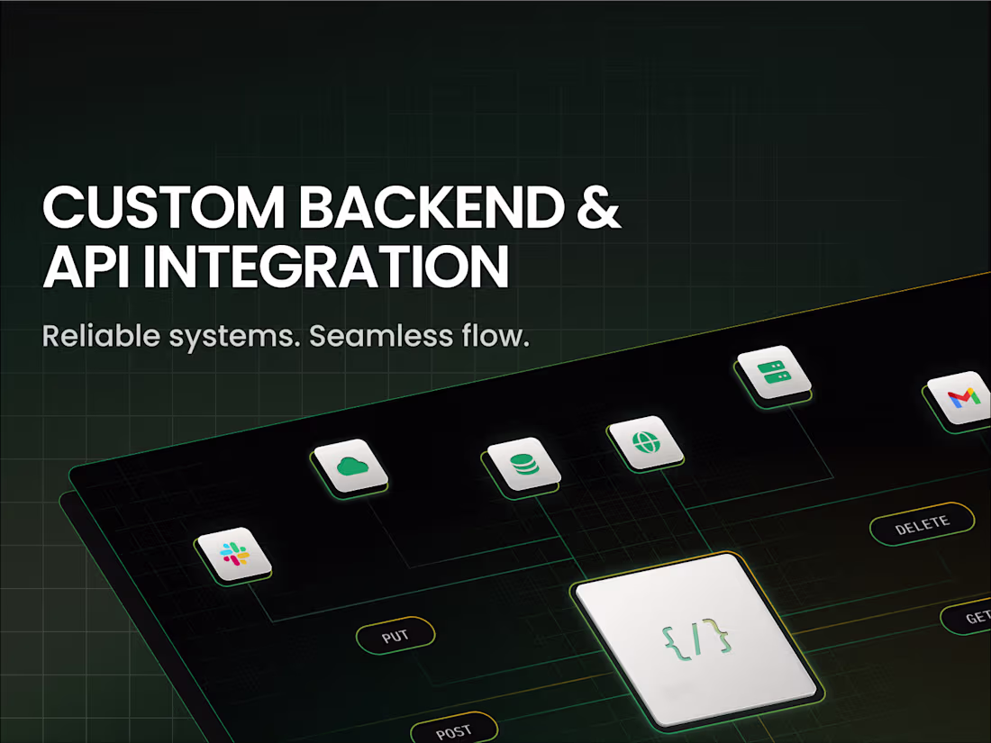 Cover image for Custom Backend API Integration & Data Plumbing