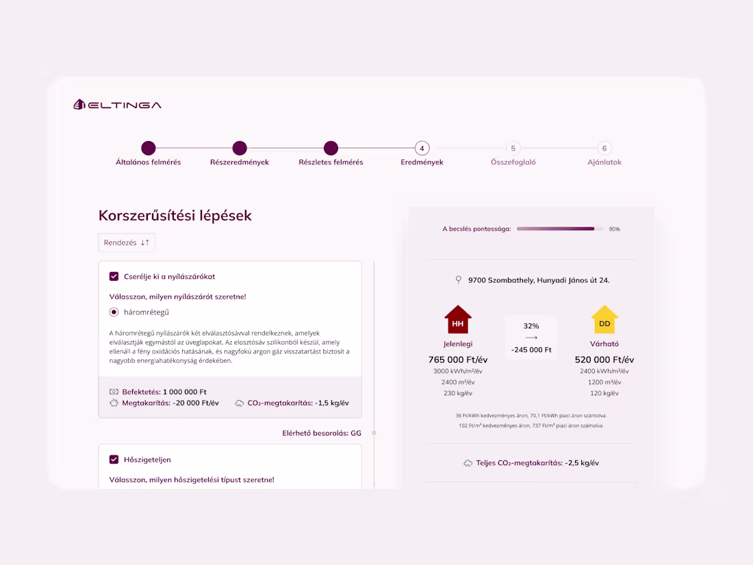 Cover image for Eltinga: Creating an energy efficiency calculator