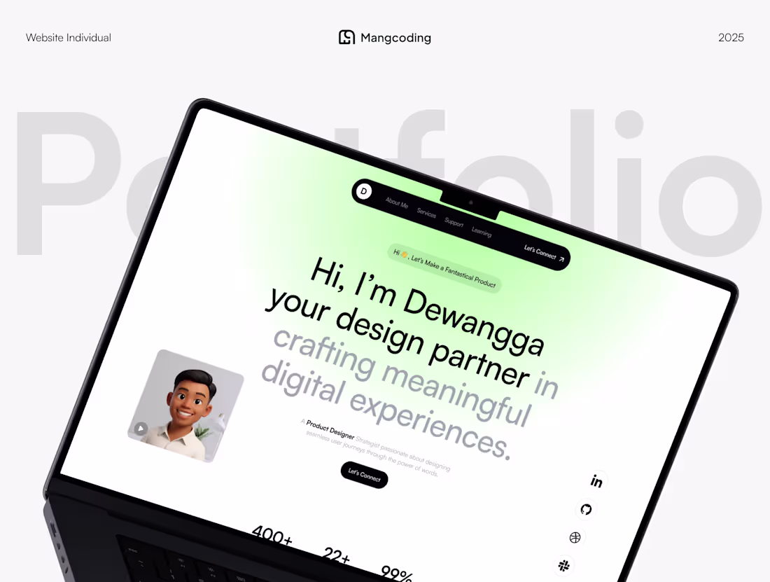 Cover image for Dewangga Portfolio - Website Portfolio Website Portfolio, we...