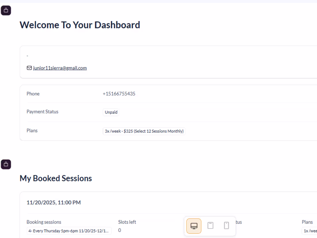 Cover image for Baseball Academy Booking Portal with Softr